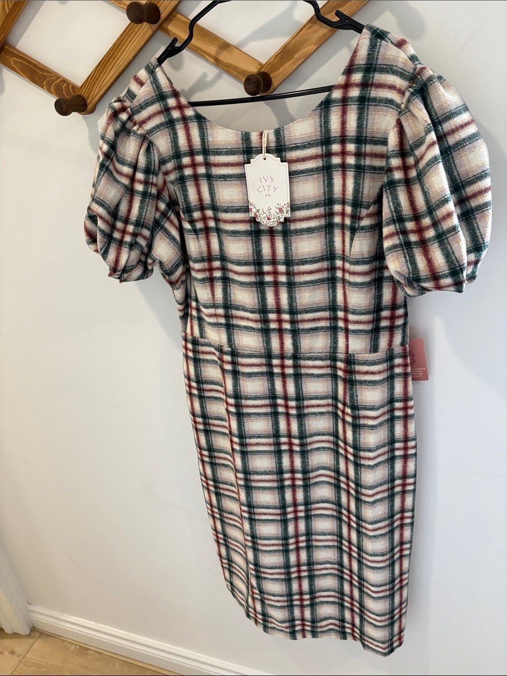 Ivy City Co. Molly Plaid Pencil Dress